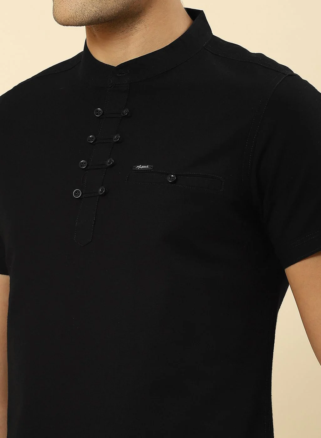 Men Black Printed T-Shirt - Image 6