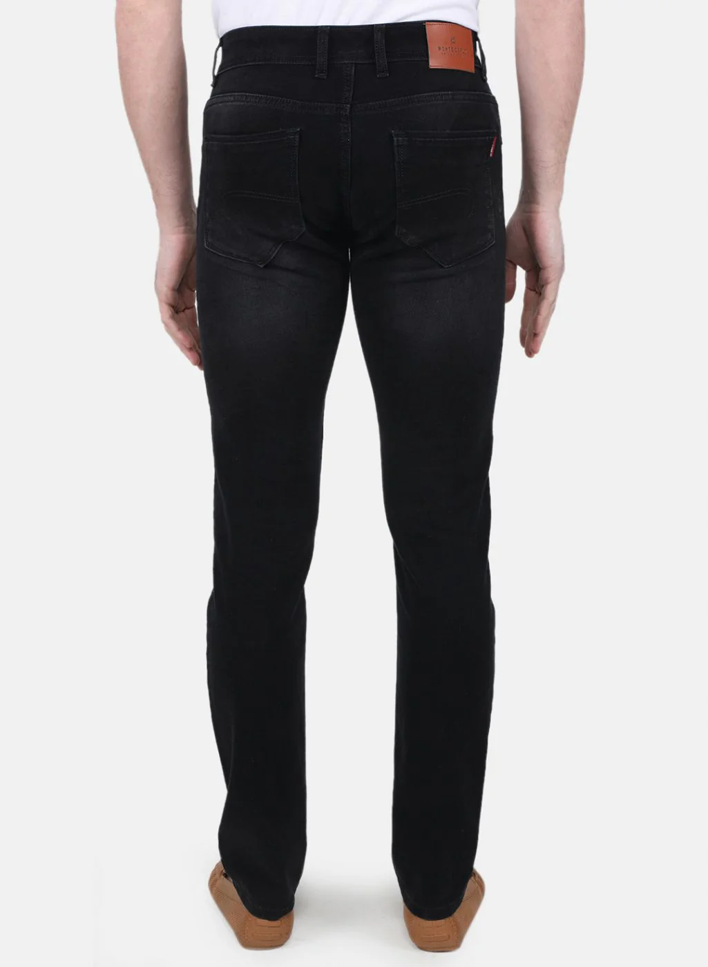 Men Black Regular Fit Denim - Image 3