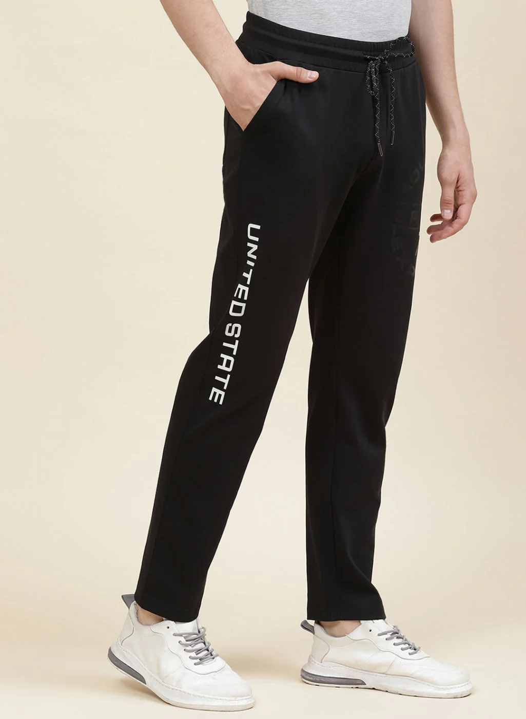Men Black Regular Fit Lower - Image 4