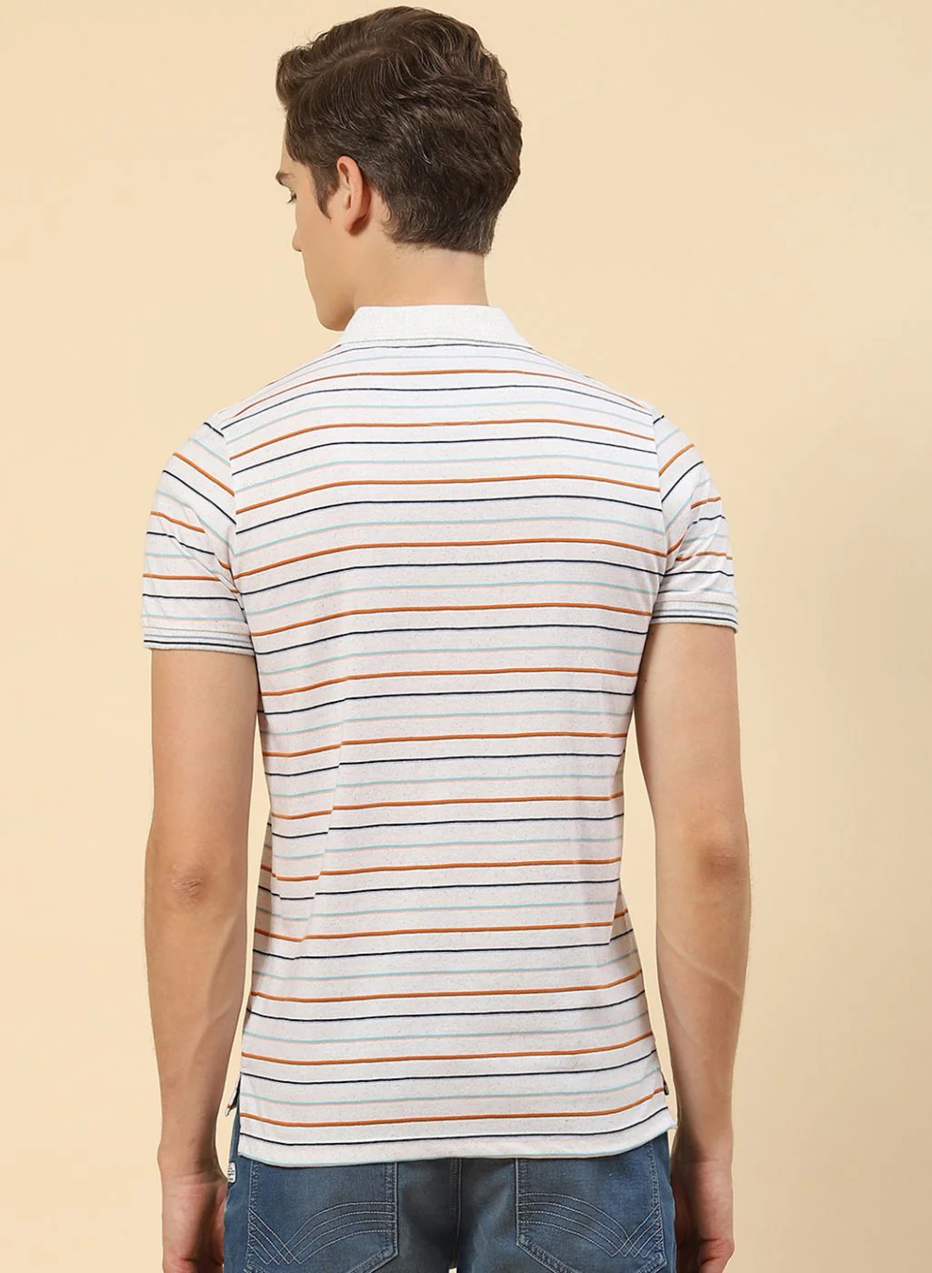 Men Black Stripe T-Shirt - Image 5