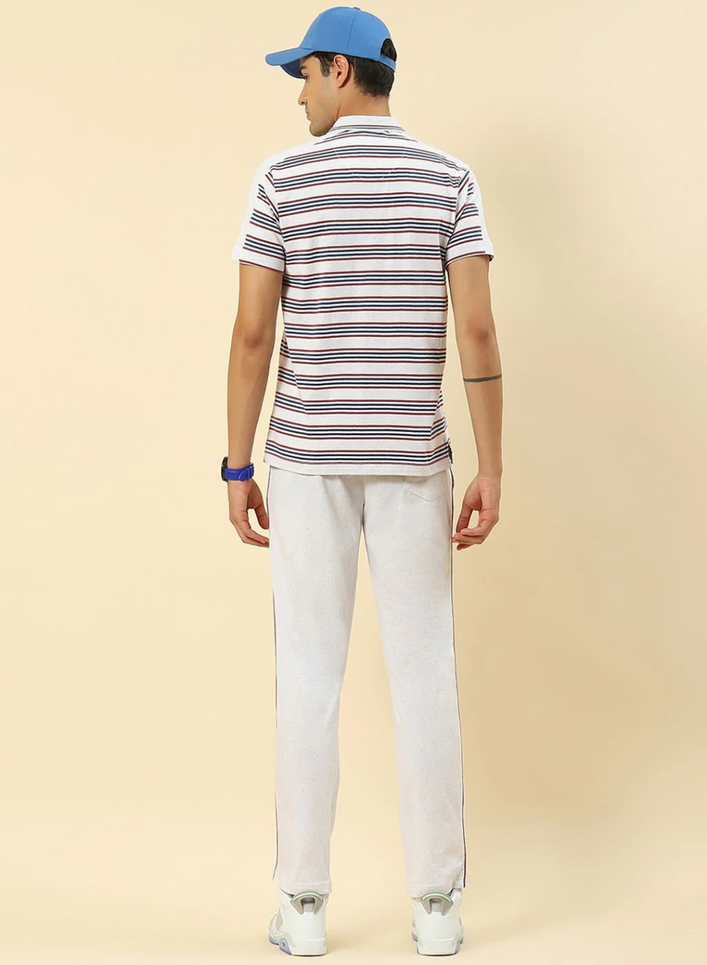 Men Blue & Grey Printed Combo Set - Image 5