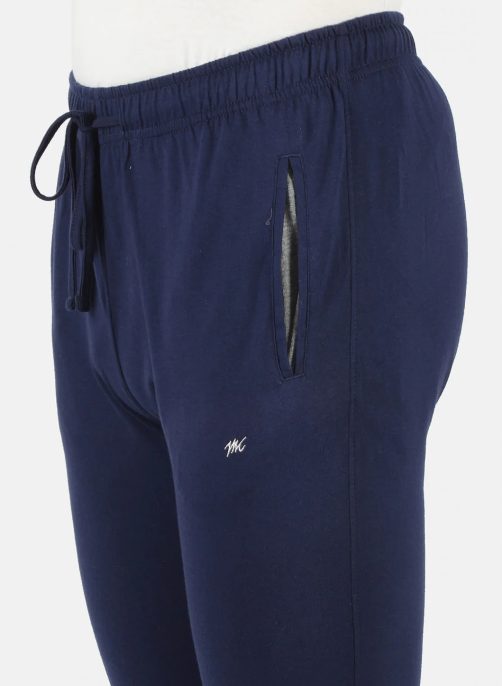 Men Blue Plain Lower - Image 4