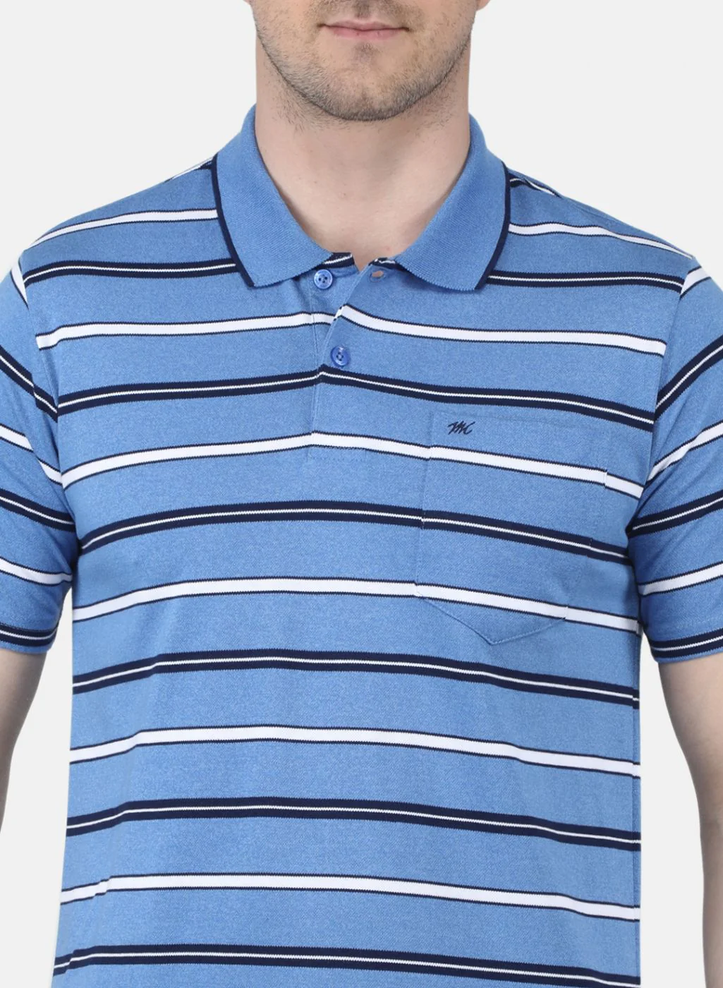 Men Blue Printed T-Shirt - Image 5
