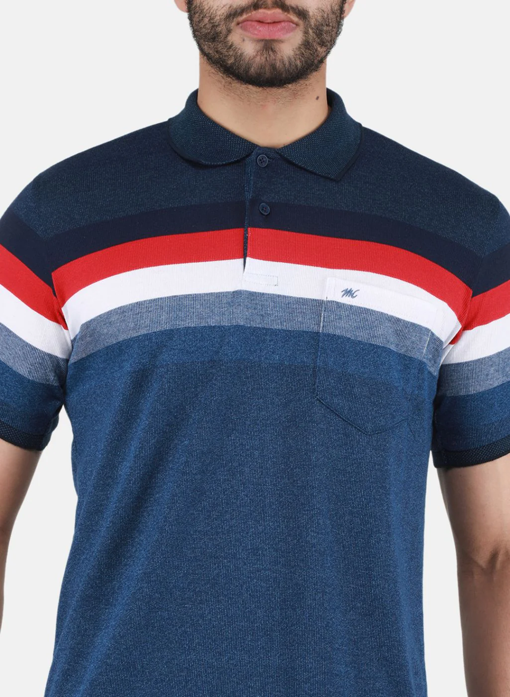 Men Blue Printed T-Shirt - Image 5