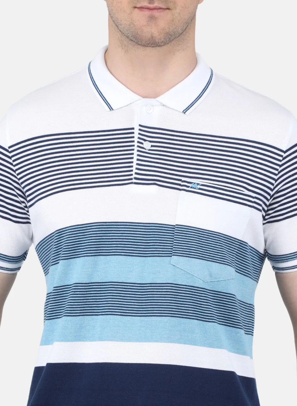 Men Blue Printed T-Shirt - Image 5