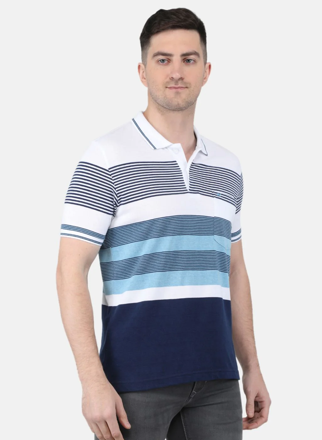 Men Blue Printed T-Shirt - Image 6