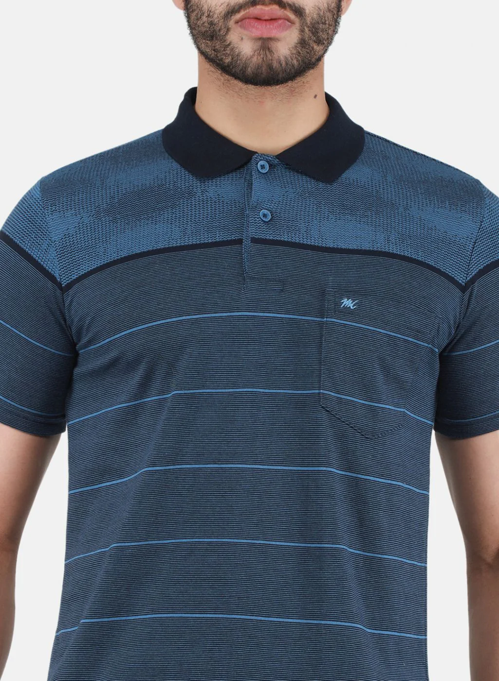Men Blue Printed T-Shirt - Image 5
