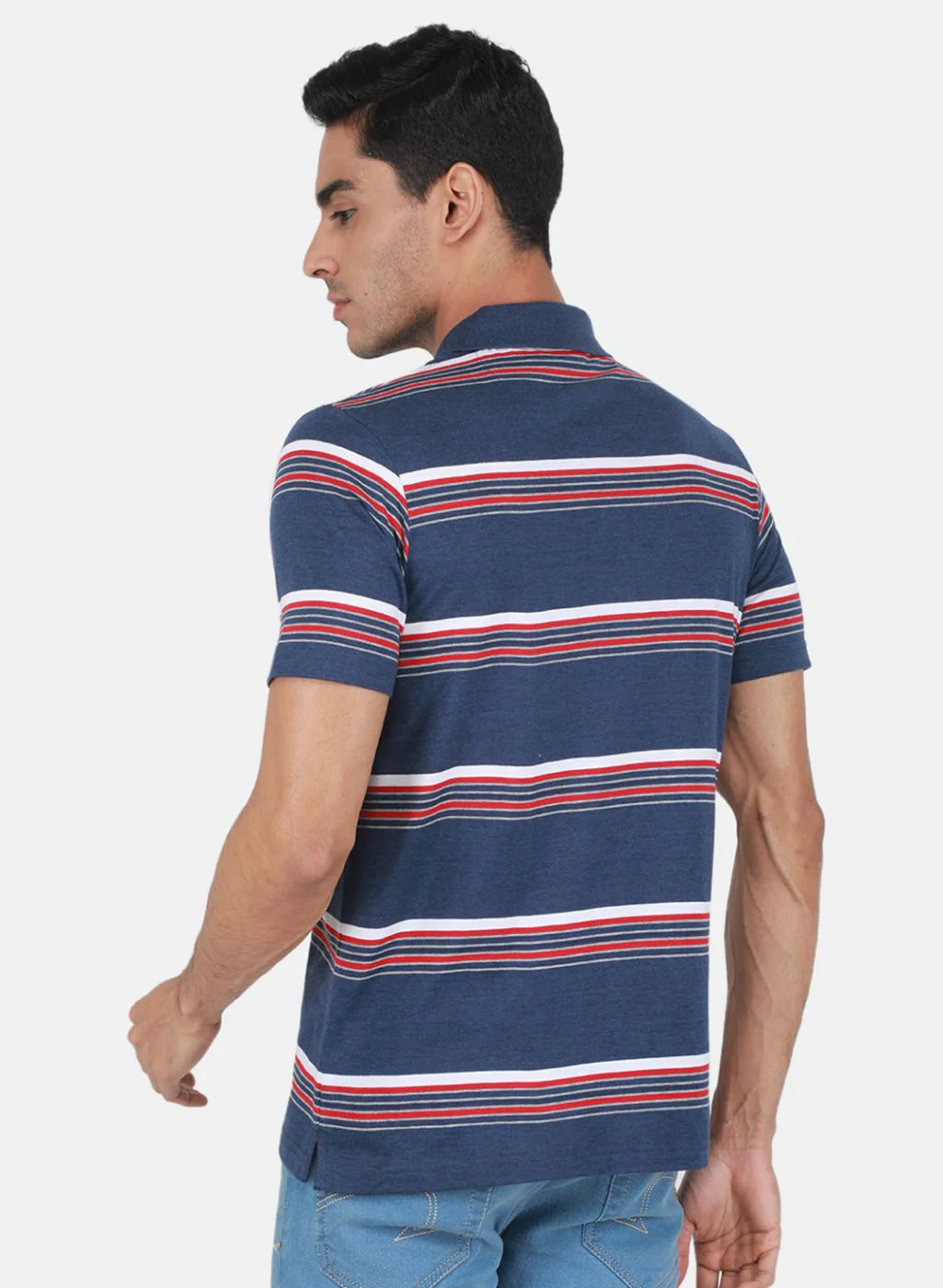 Men Blue Printed T-Shirt - Image 3