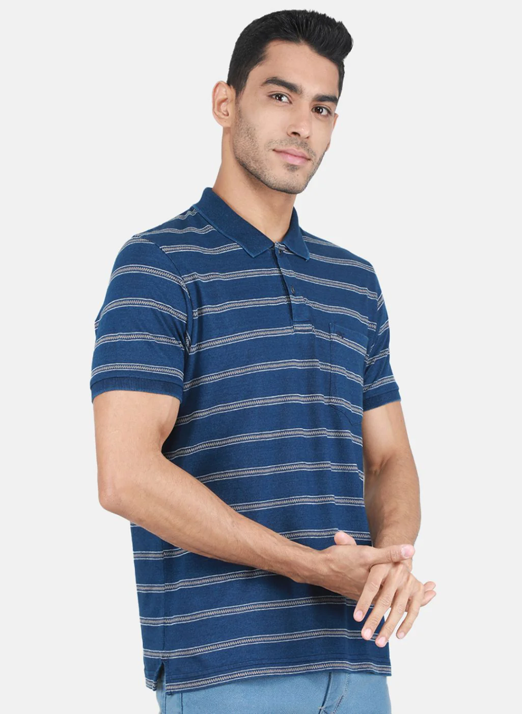 Men Blue Printed T-Shirt - Image 6