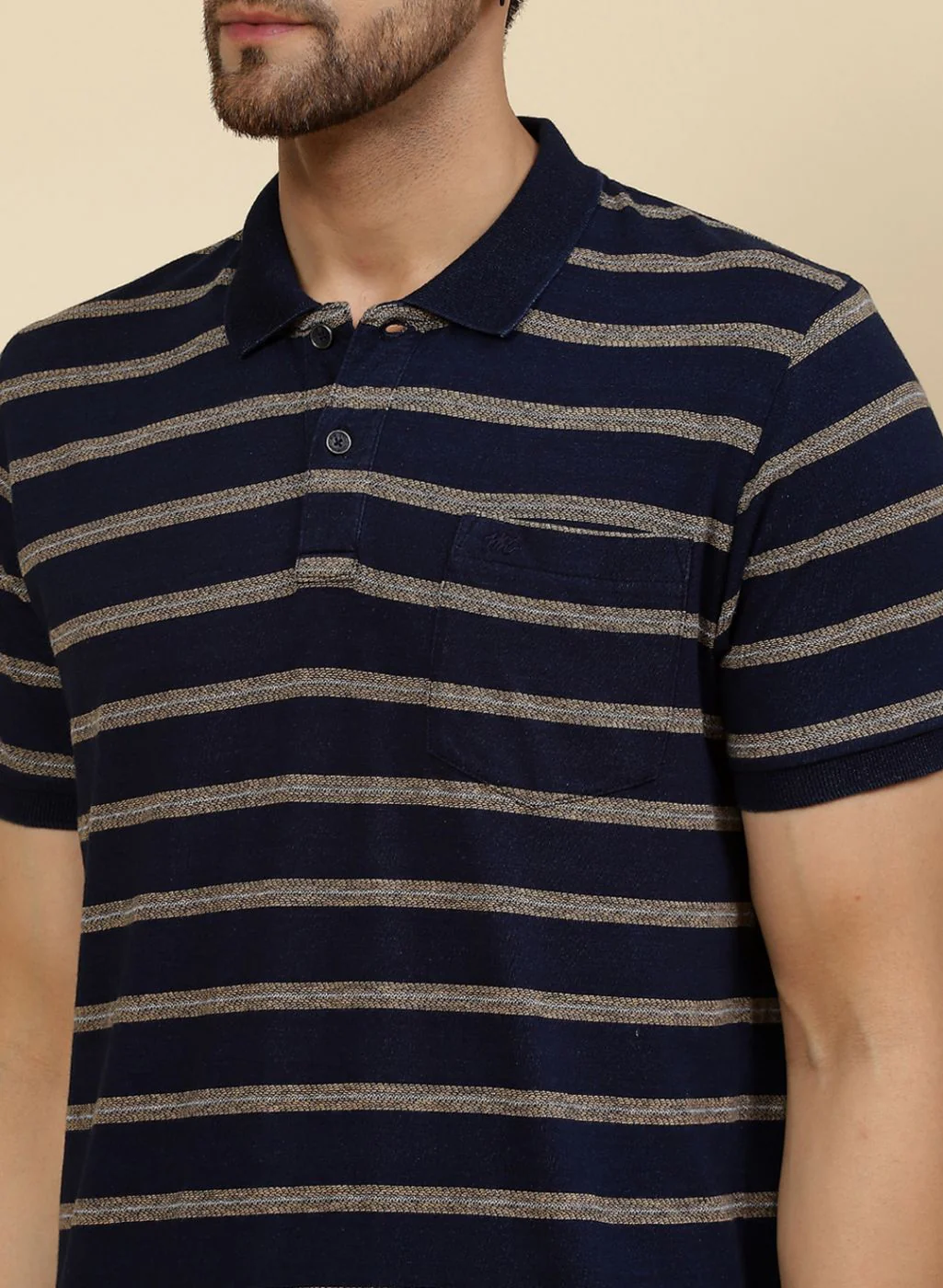Men Blue Printed T-Shirt - Image 6