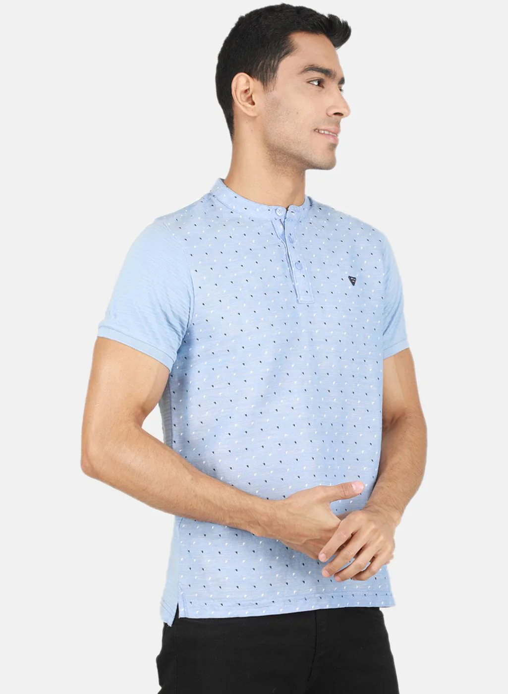 Men Blue Printed T-Shirt - Image 6