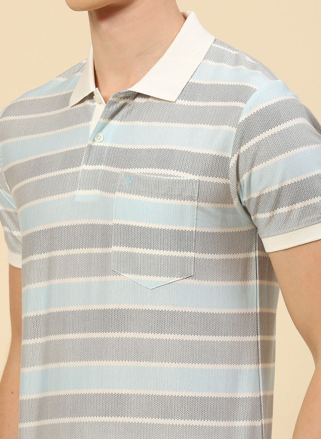 Men Blue Printed T-Shirt - Image 6