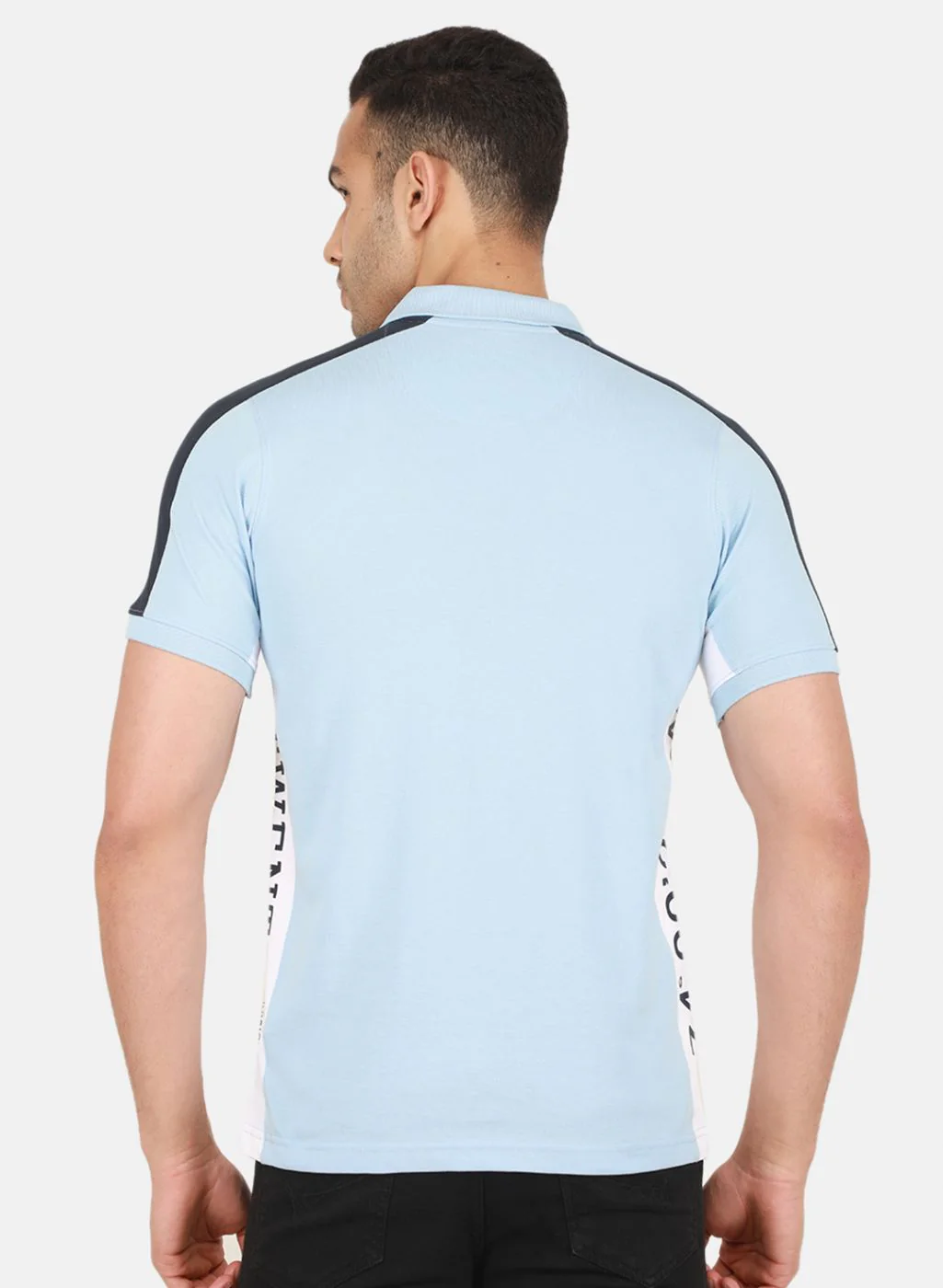 Men Blue Printed T-Shirt - Image 3