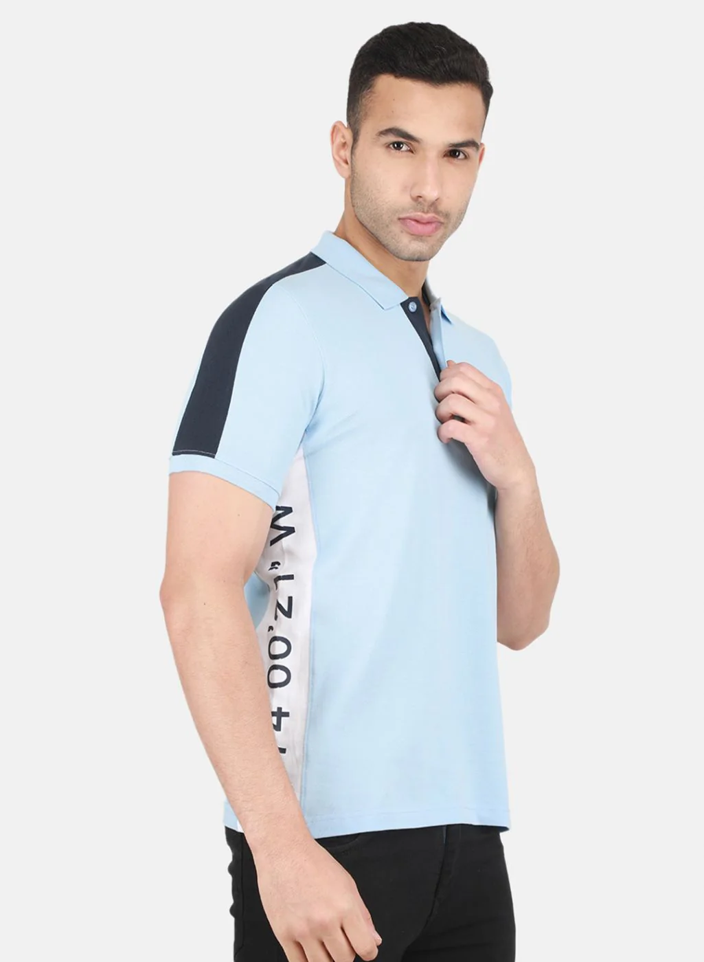 Men Blue Printed T-Shirt - Image 5
