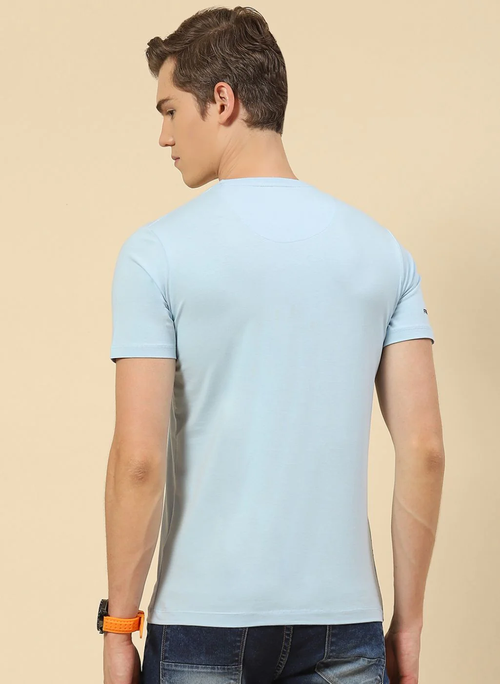 Men Blue Printed T-Shirt - Image 5