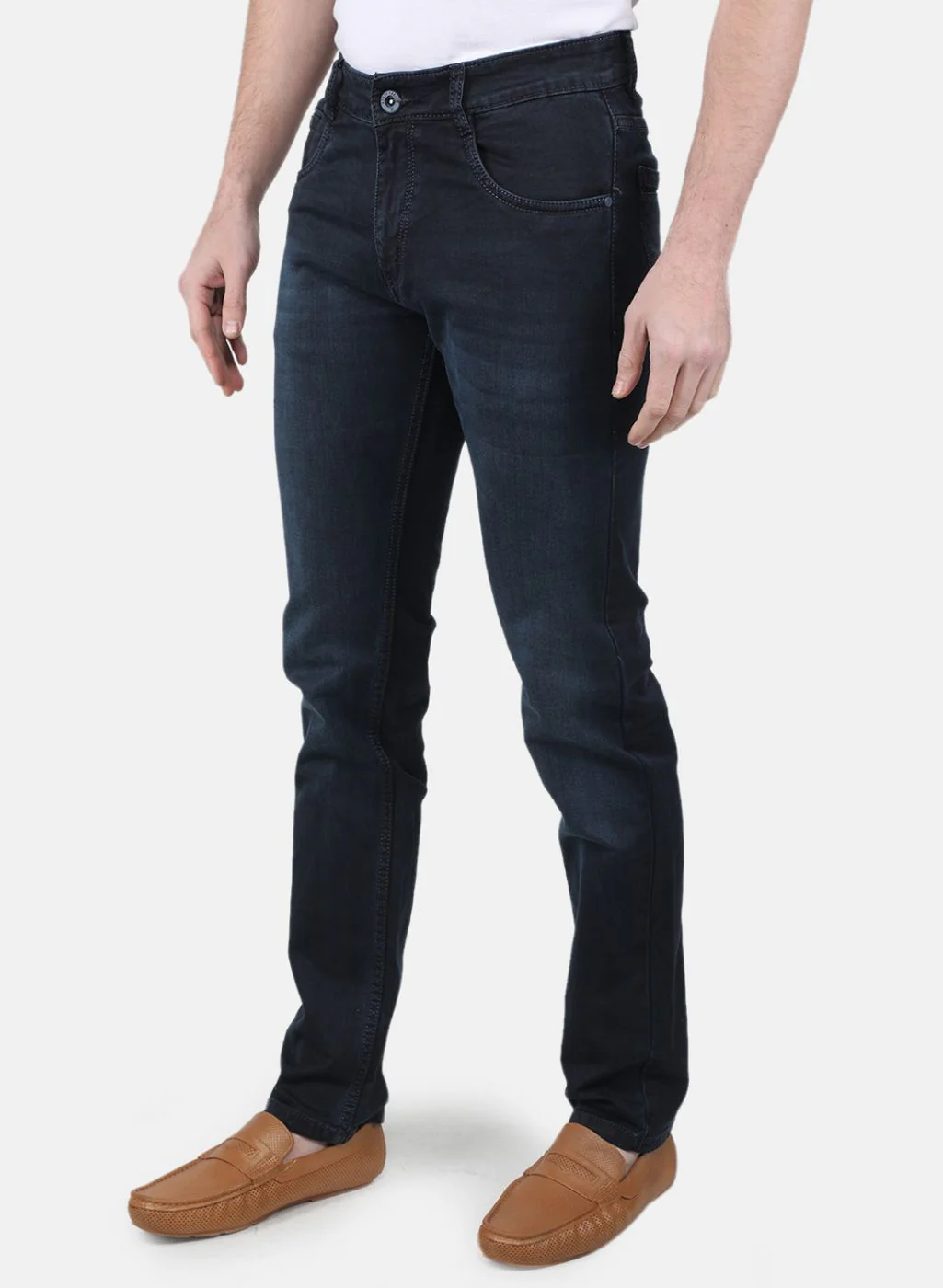 Men Blue Regular Fit Denim - Image 2
