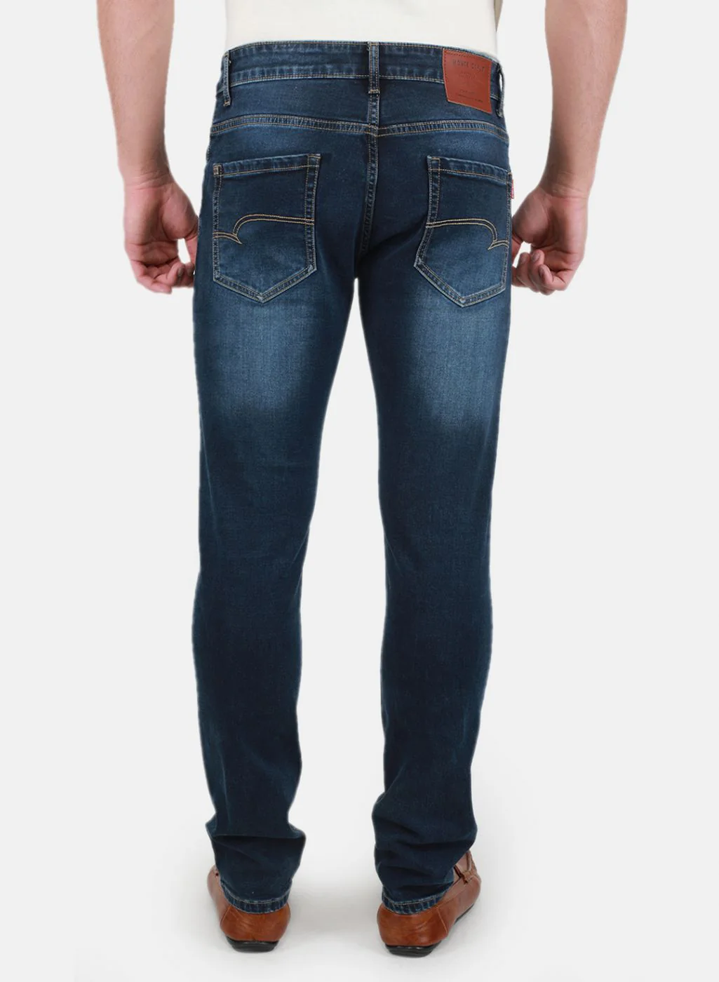 Men Blue Regular Fit Denim - Image 3