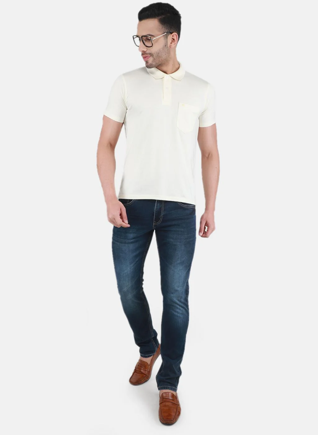 Men Blue Regular Fit Denim - Image 4