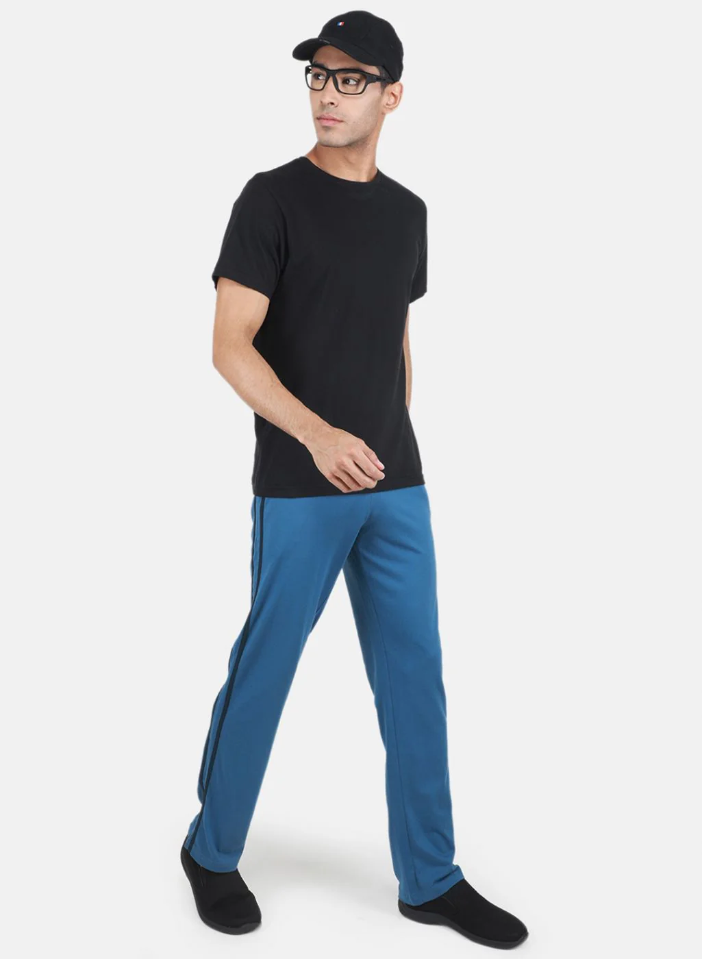 Men Blue Regular Fit Lower - Image 4