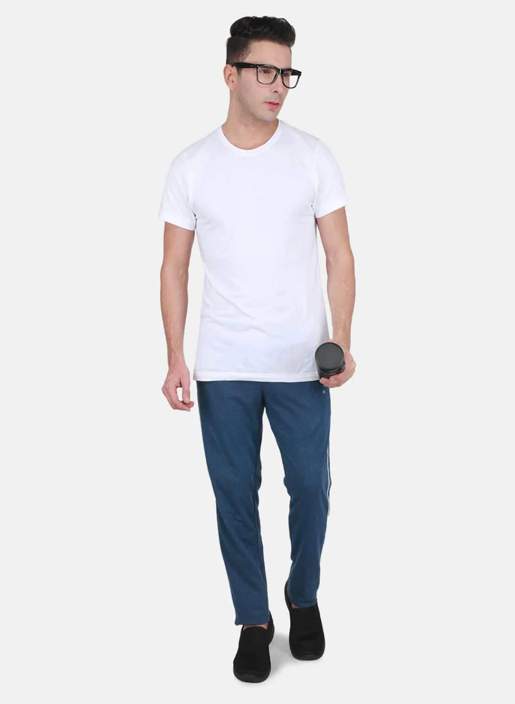 Men Blue Regular Fit Lower - Image 4