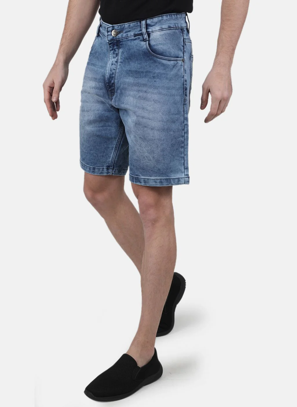 Men Blue Solid Short - Image 2