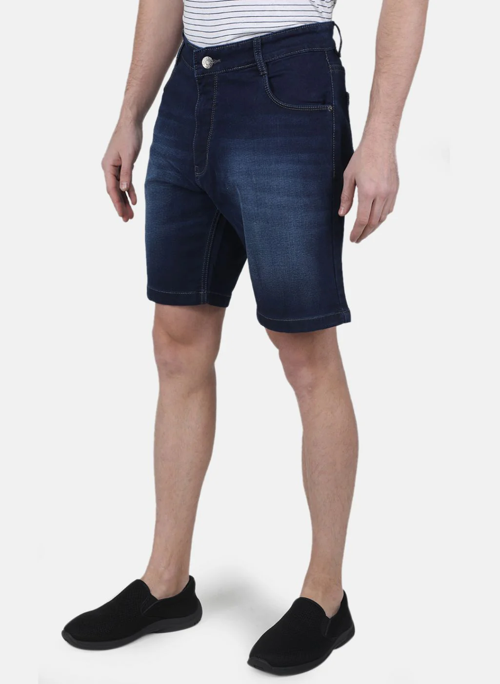 Men Blue Solid Short - Image 2