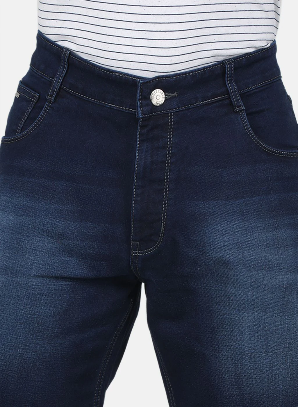Men Blue Solid Short - Image 5