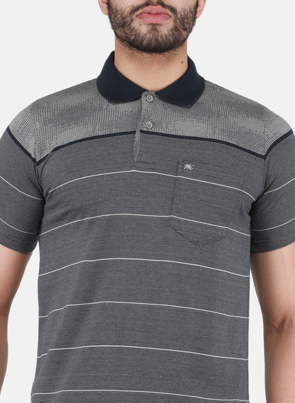 Men Dark Grey Printed T-Shirt - Image 5