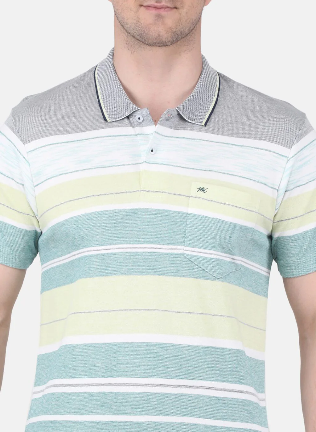 Men Green Printed T-Shirt - Image 5