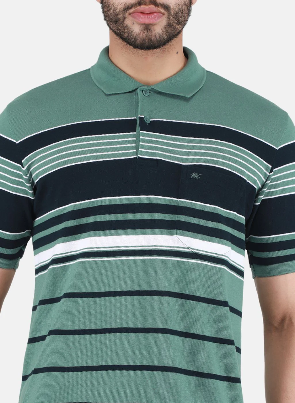 Men Green Printed T-Shirt - Image 5