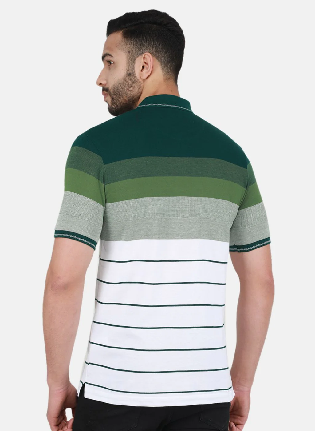 Men Green Printed T-Shirt - Image 3