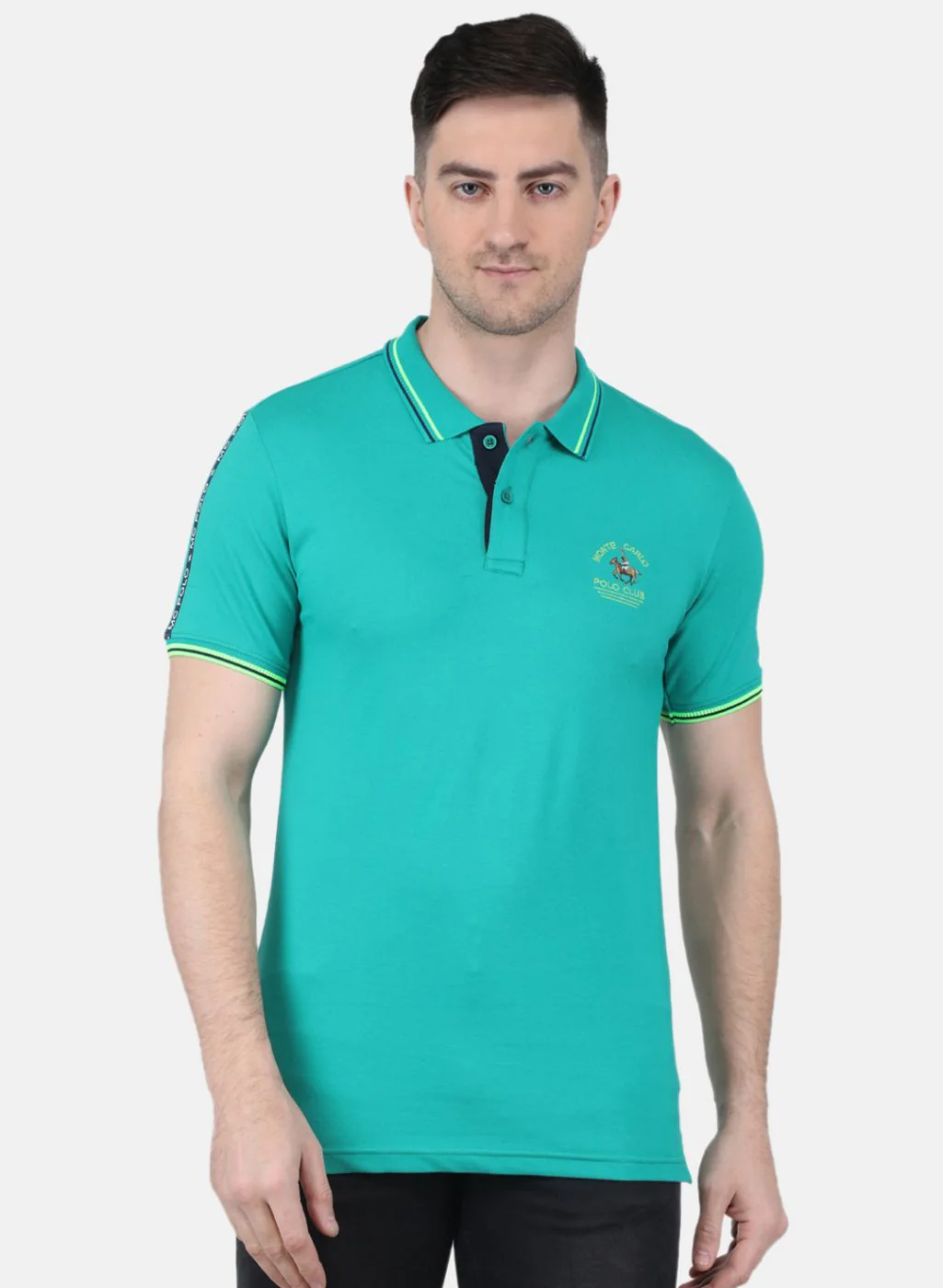 Men Green Printed T-Shirt