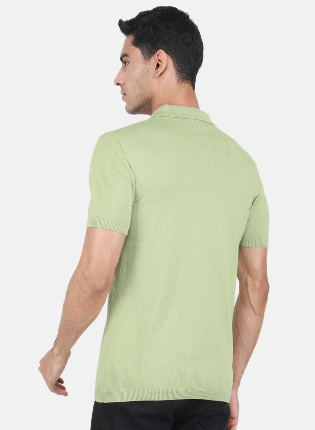Men Green Printed T-Shirt - Image 3