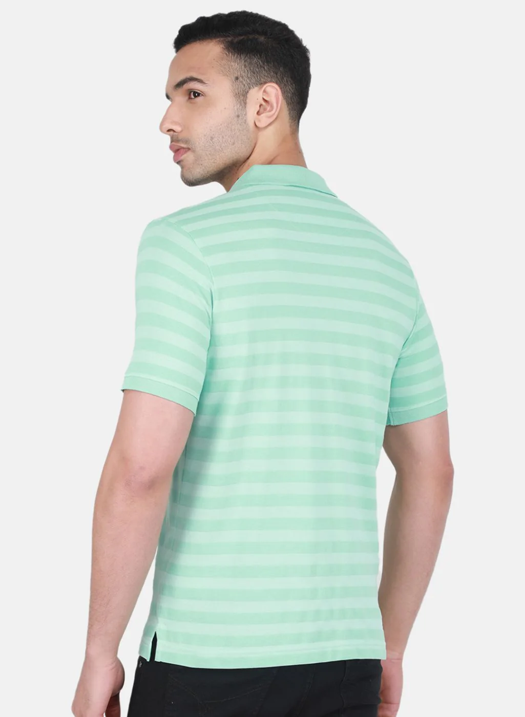 Men Green Printed T-Shirt - Image 3