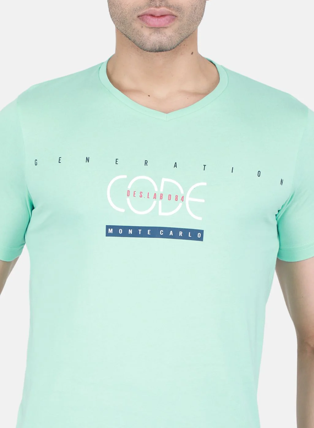 Men Green Printed T-Shirt - Image 5