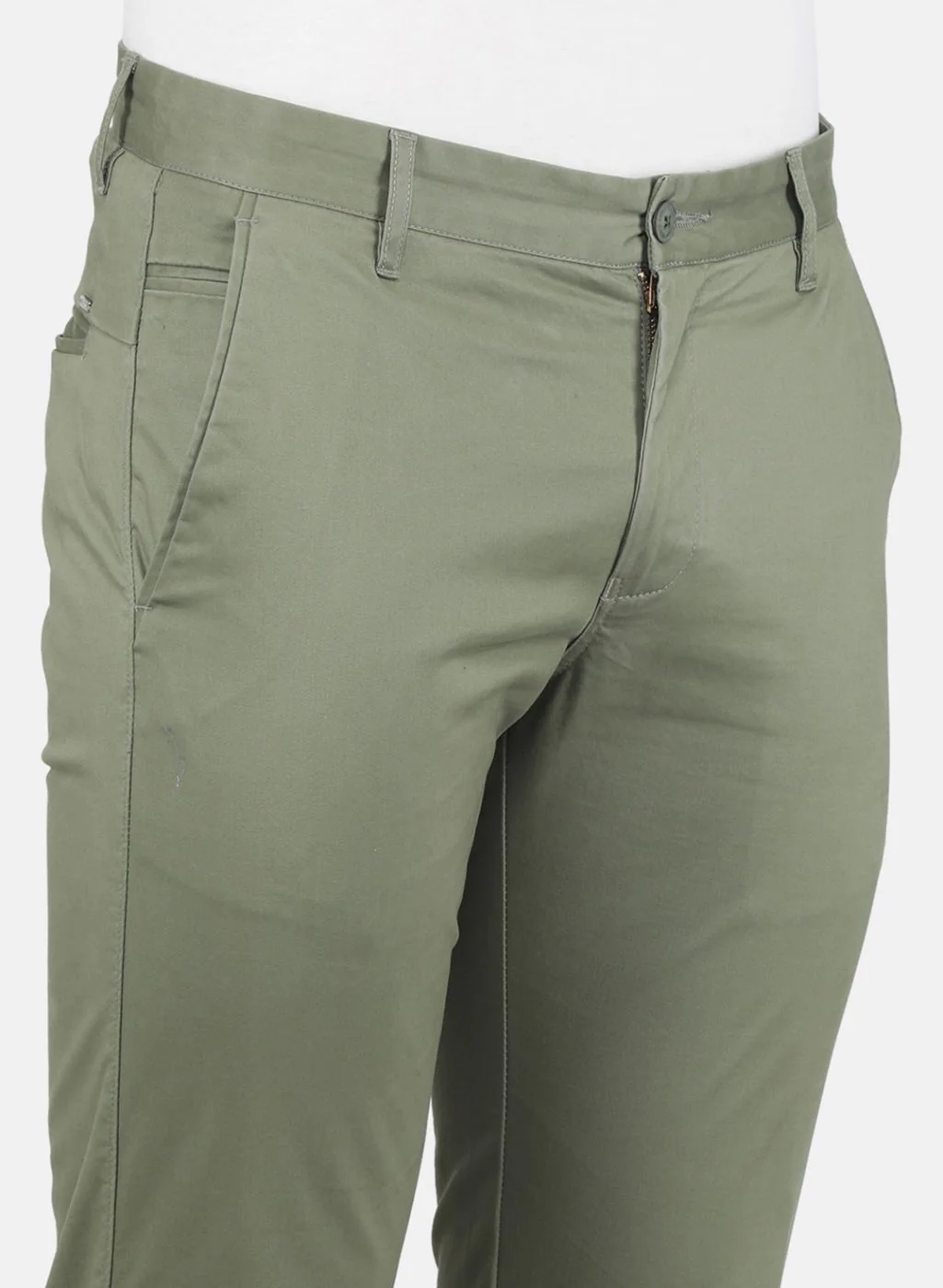Men Green Regular Fit Trouser - Image 5