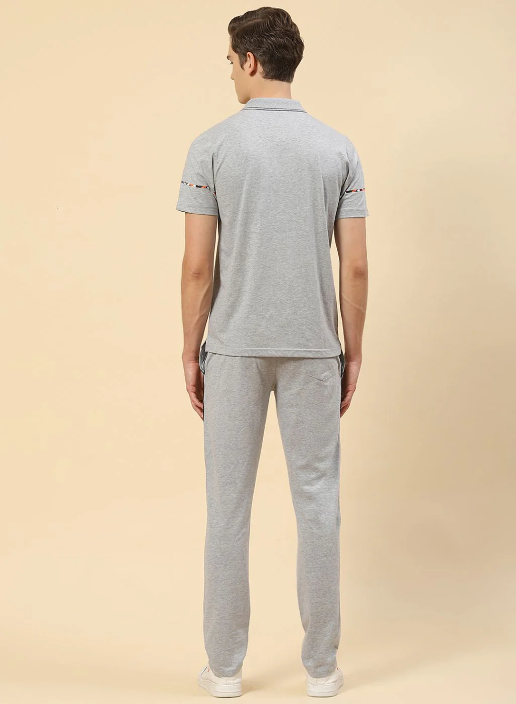 Men Grey Printed Lower Set - Image 4