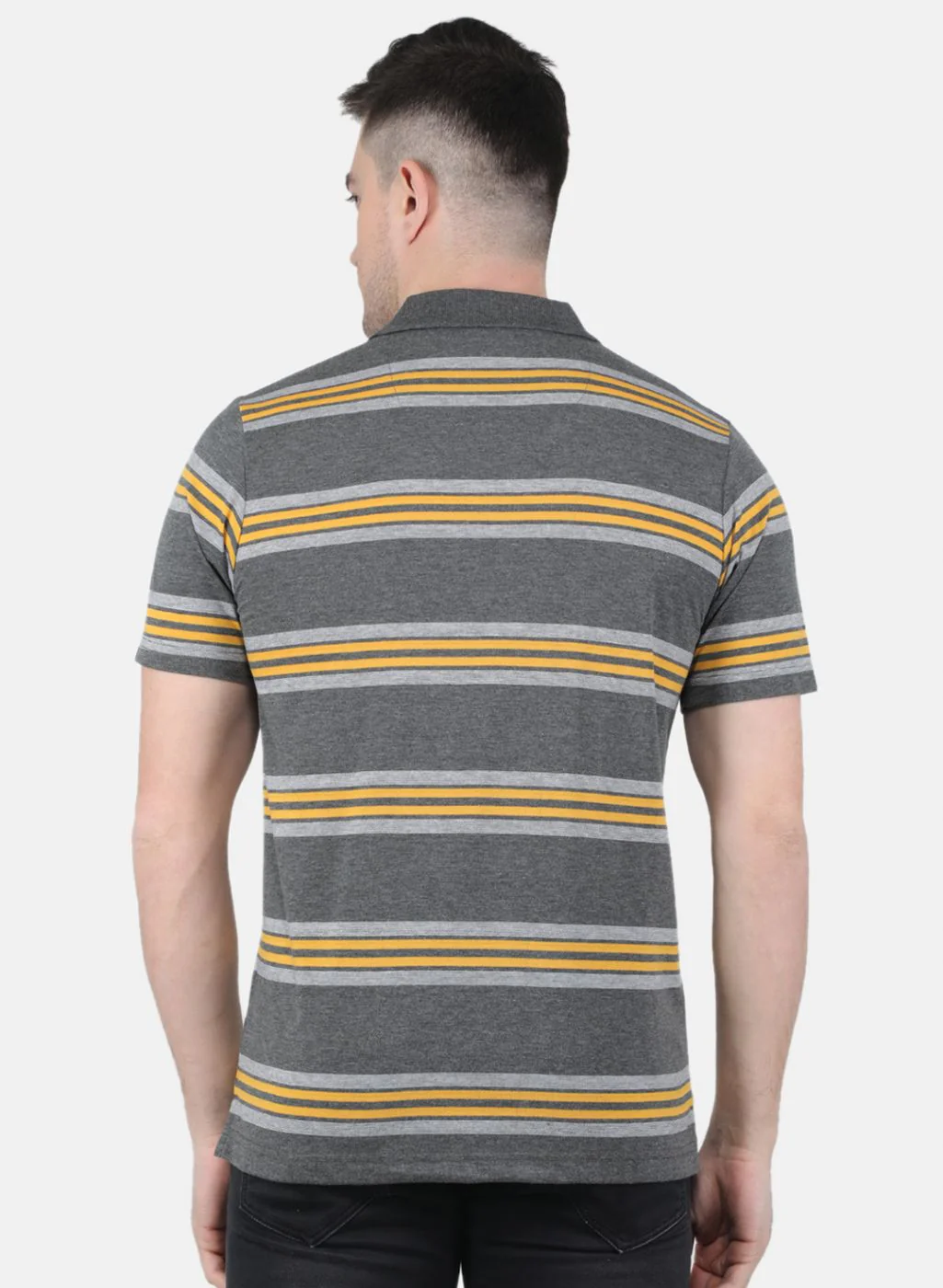 Men Grey Printed T-Shirt - Image 3
