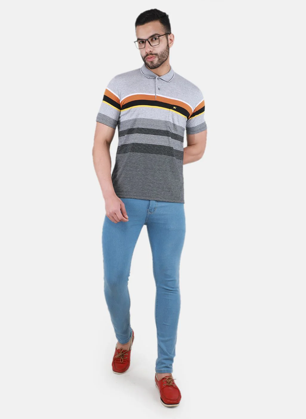 Men Grey Printed T-Shirt - Image 4