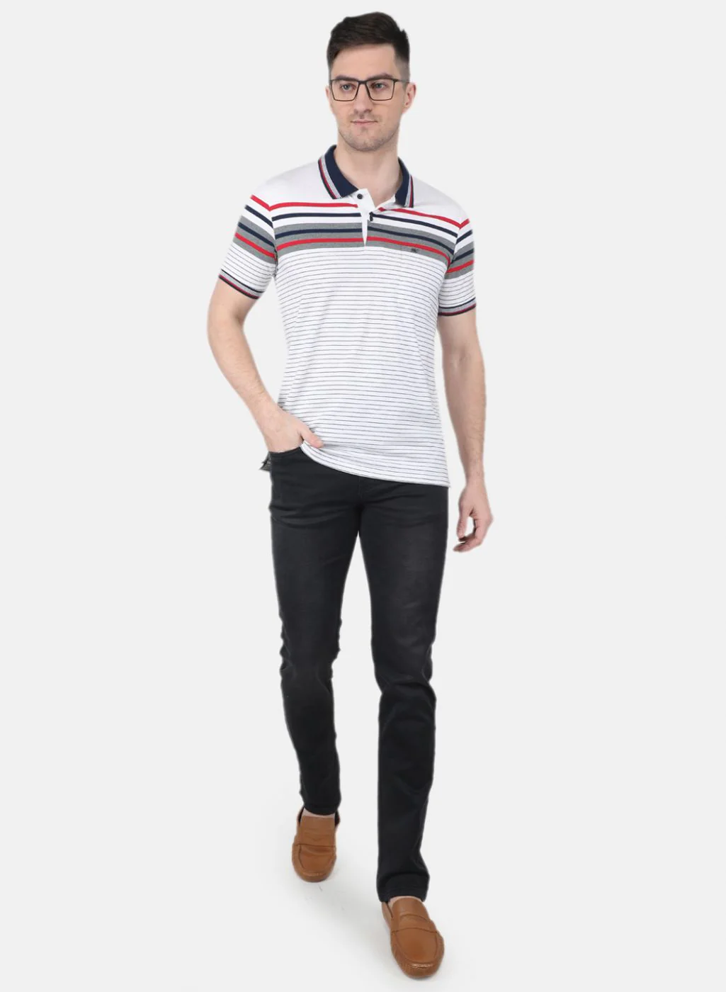 Men Grey Printed T-Shirt - Image 4