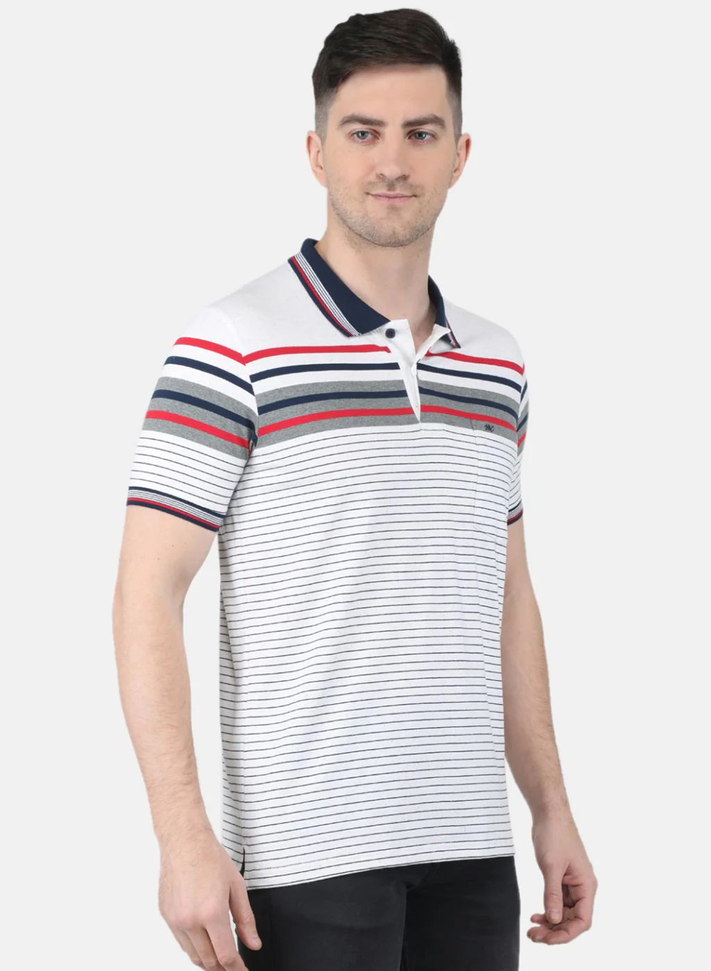 Men Grey Printed T-Shirt - Image 6