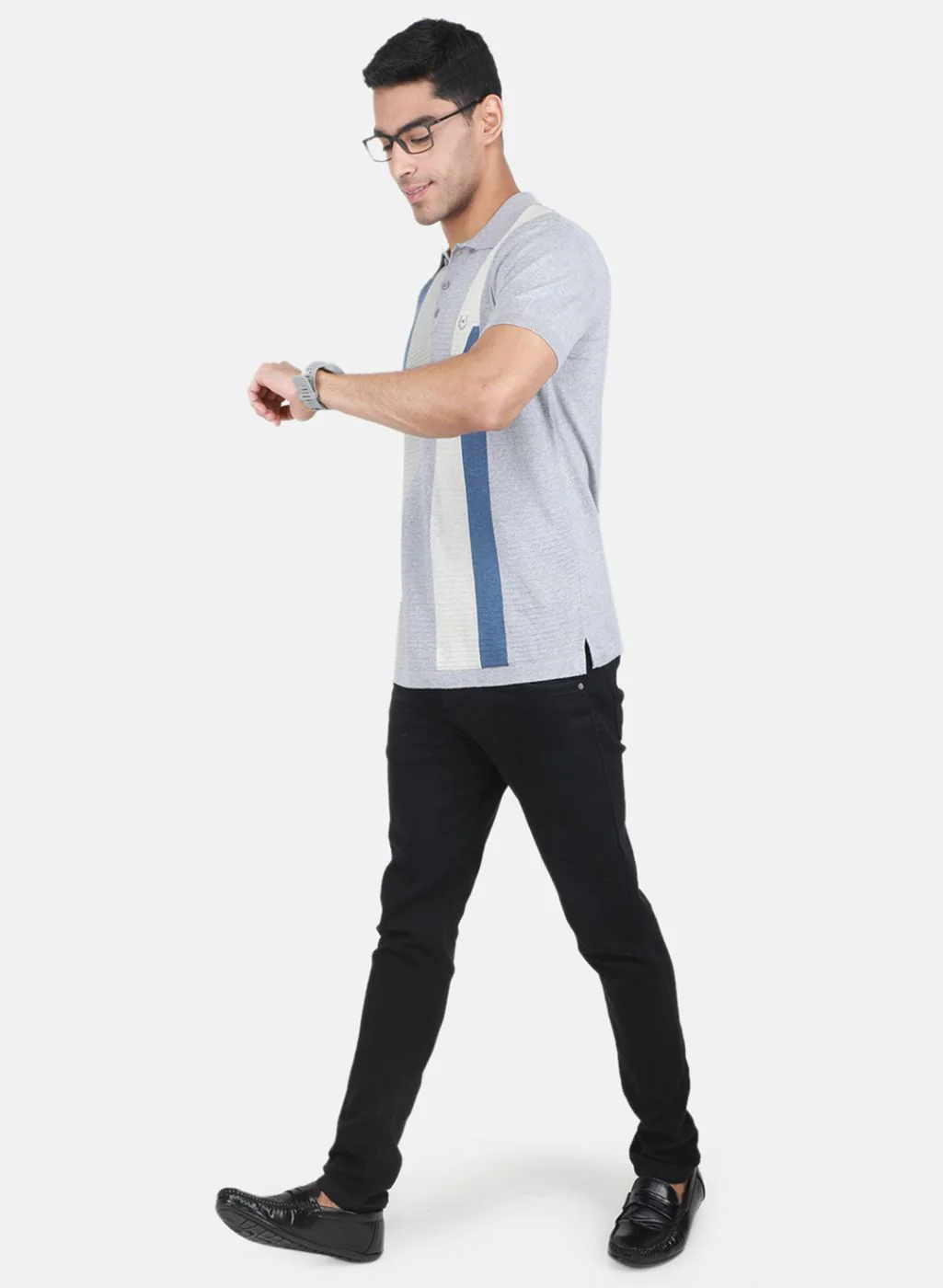 Men Grey Printed T-Shirt - Image 4