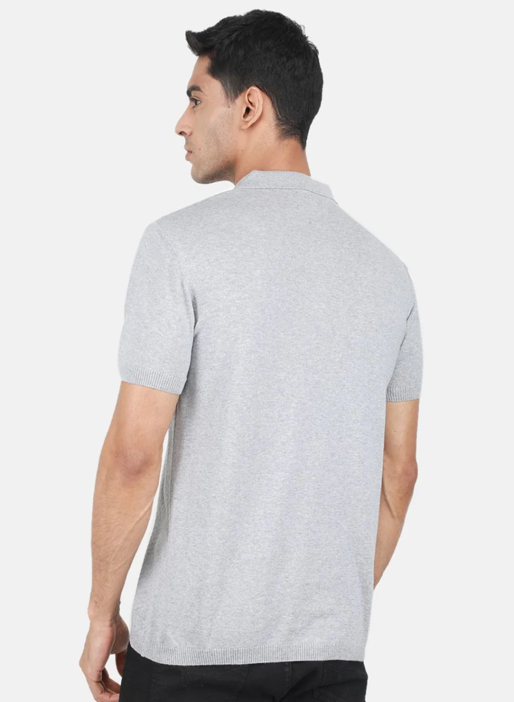 Men Grey Printed T-Shirt - Image 3