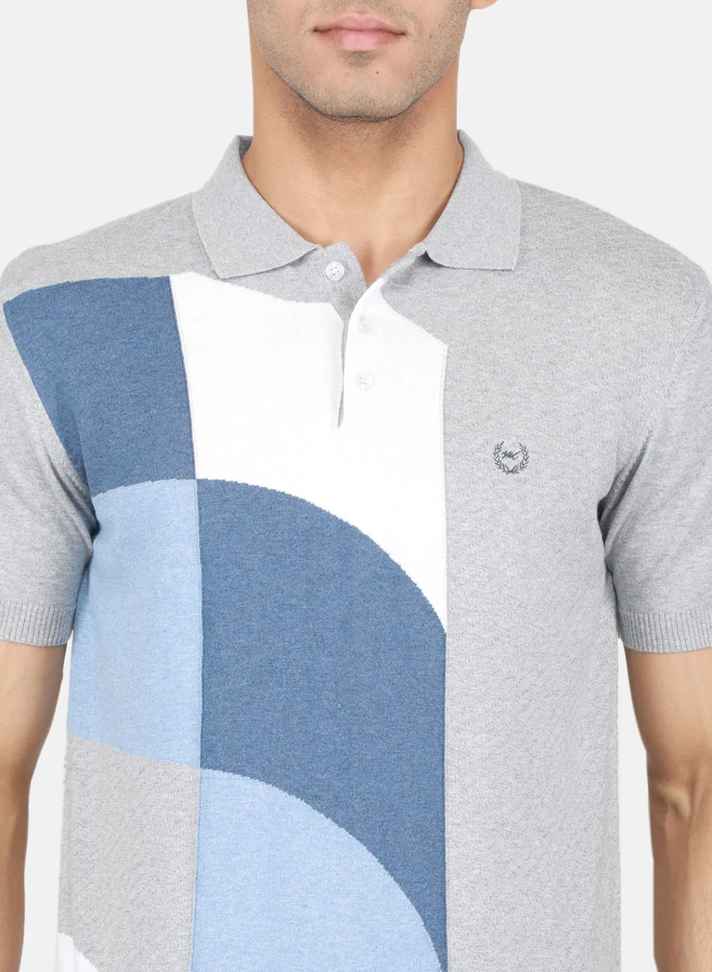 Men Grey Printed T-Shirt - Image 5
