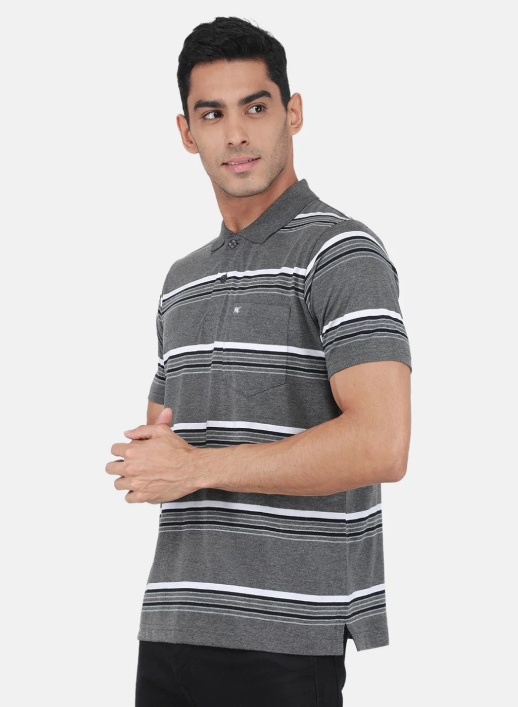 Men Grey Printed T-Shirt - Image 2