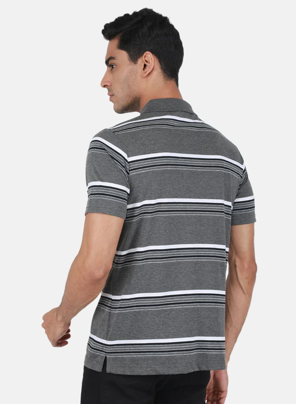 Men Grey Printed T-Shirt - Image 3