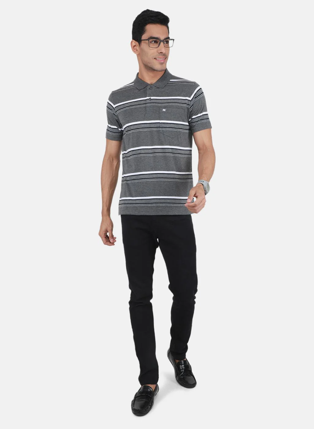 Men Grey Printed T-Shirt - Image 4