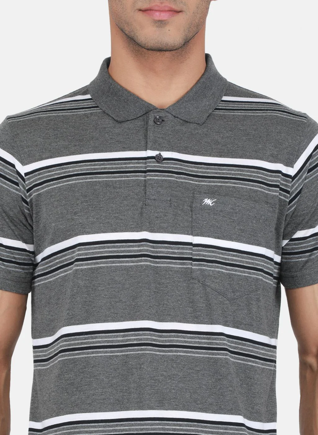 Men Grey Printed T-Shirt - Image 5
