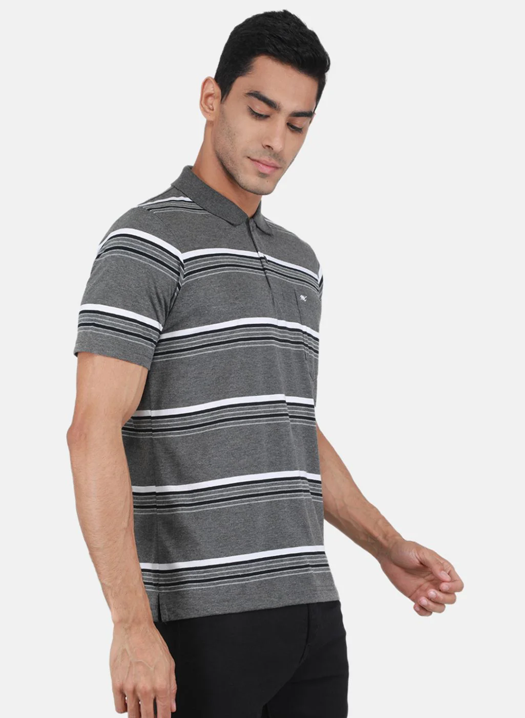 Men Grey Printed T-Shirt - Image 6