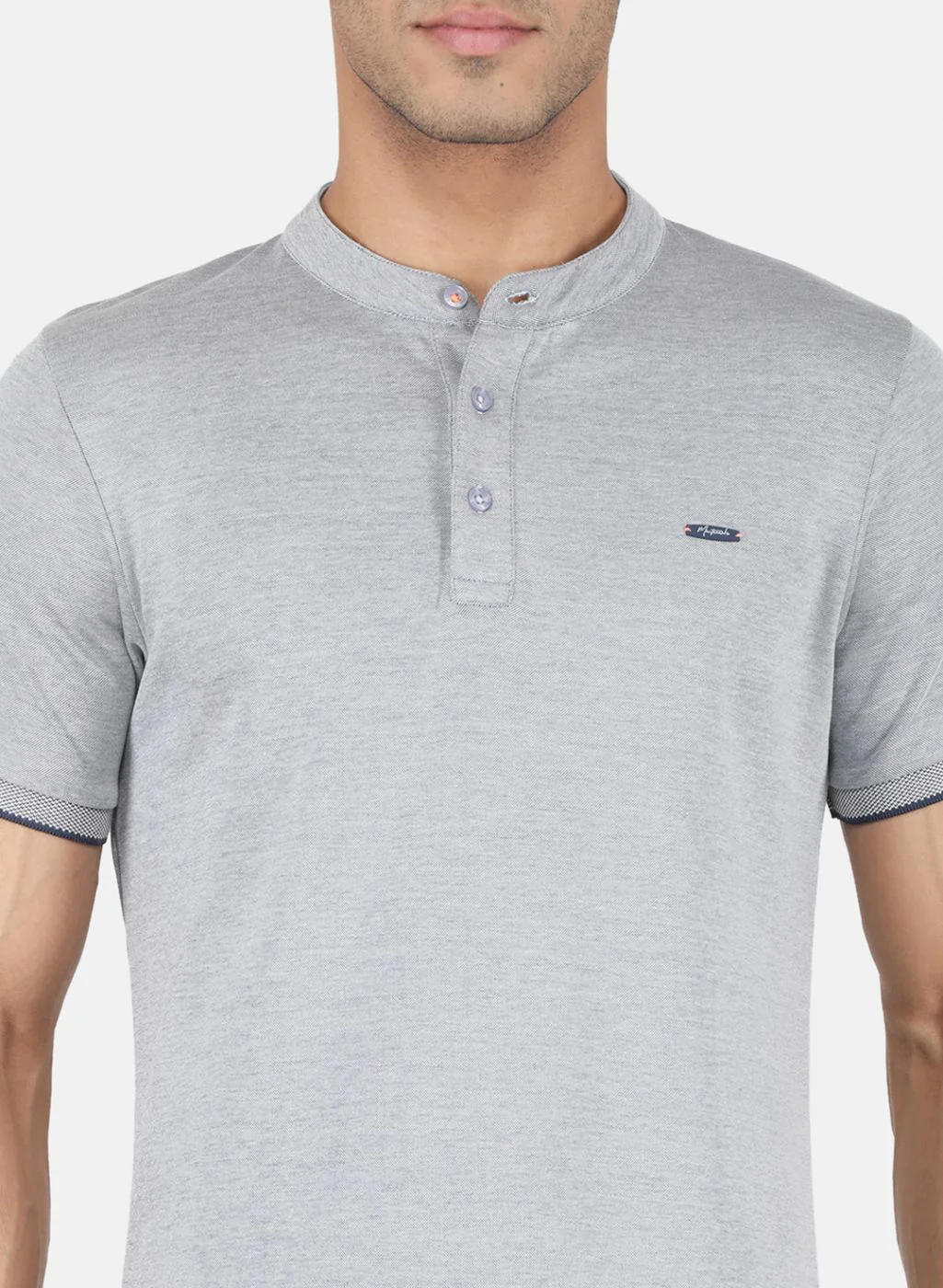 Men Grey Printed T-Shirt - Image 5